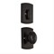 Delaney Hardware Visconti Single Cylinder Black Door Handleset with Canova Interior 374004CN - alternate 4